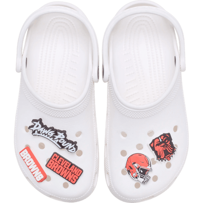 NFL Cleveland Browns 5 Pack Jibbitz Shoe Charm | Crocs Great Value