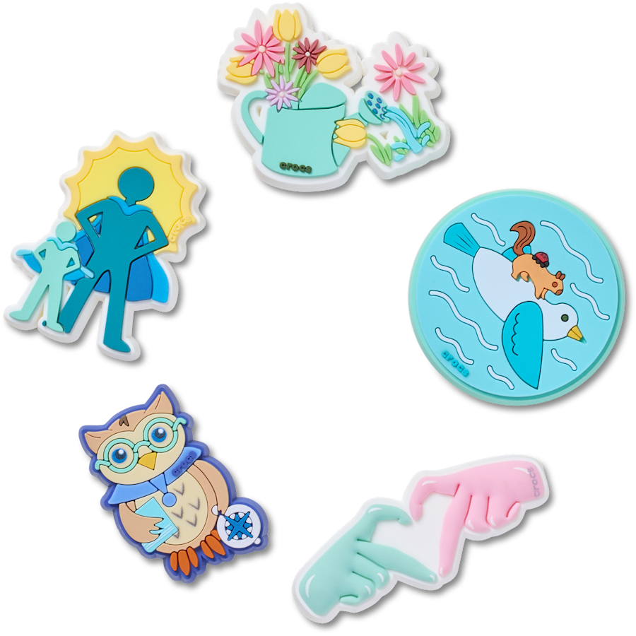 Got Your Back 5 Pack Jibbitz™ charms | Crocs Best Seller