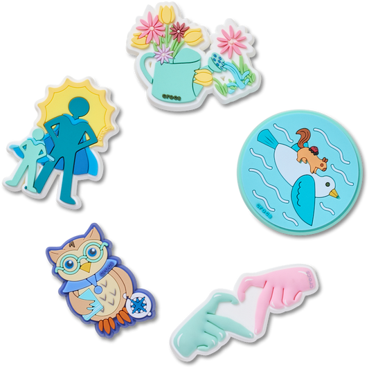 Got Your Back 5 Pack Jibbitz™ charms | Crocs Best Seller