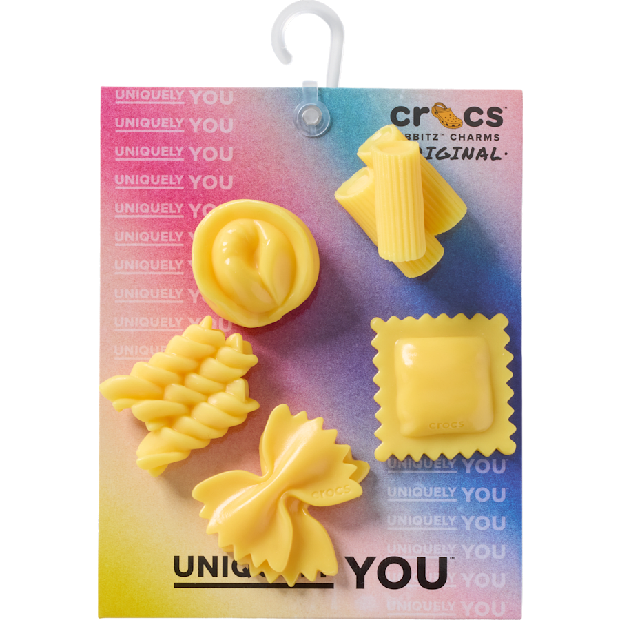Realistic Pasta 5 Pack Jibbitz™ charms | Crocs Classic