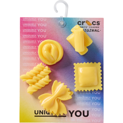 Realistic Pasta 5 Pack Jibbitz™ charms | Crocs Classic