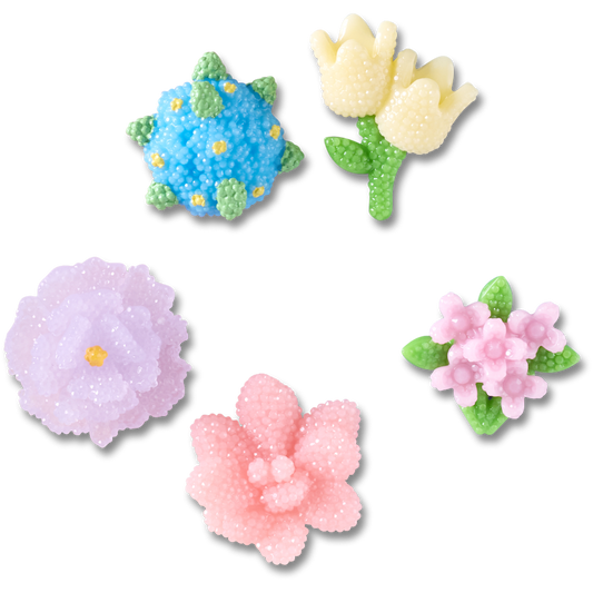 Beaded Flowers 5 Pack Jibbitz™ charms | Crocs Exclusive