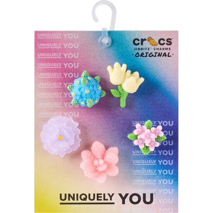 Beaded Flowers 5 Pack Jibbitz™ charms | Crocs Exclusive