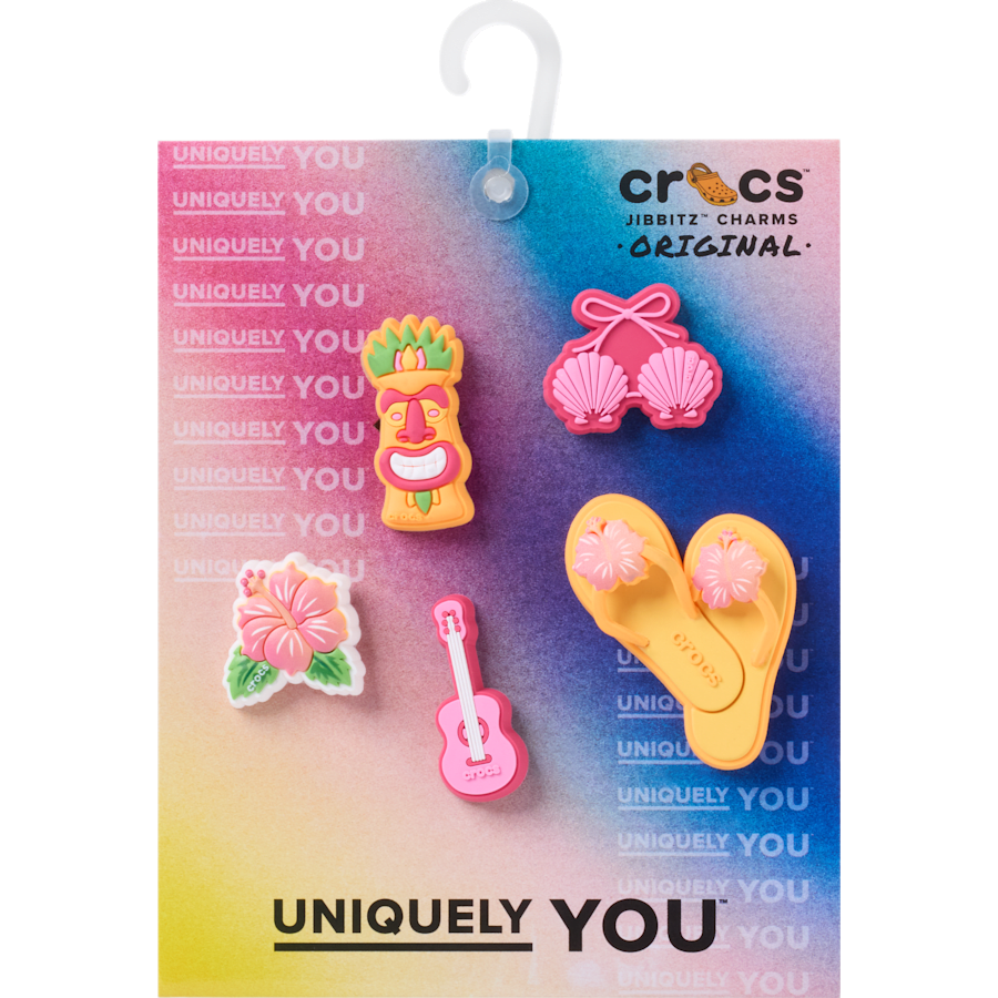 Tiki Vacation 5 Pack Jibbitz™ charms | Crocs Discount