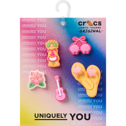 Tiki Vacation 5 Pack Jibbitz™ charms | Crocs Discount