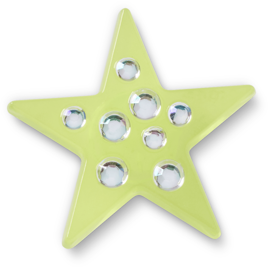 Green Gem Star Jibbitz™ charms | Crocs Great Value