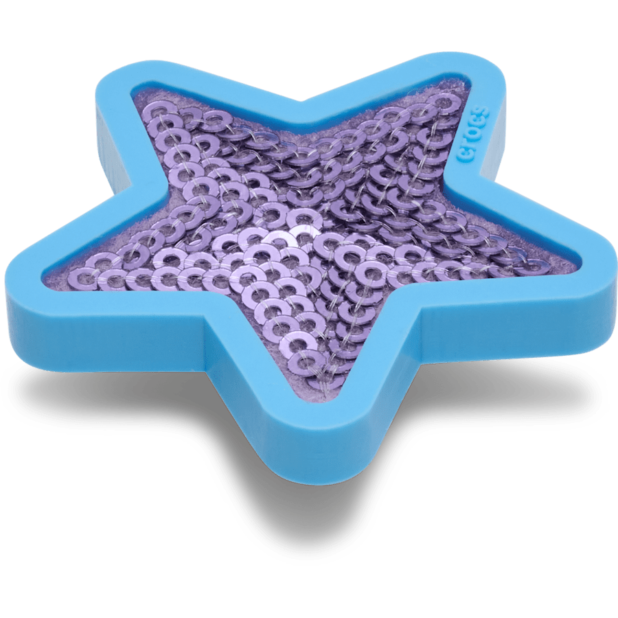 Purple Sequin Star Jibbitz™ charms | Crocs Customer Favorite