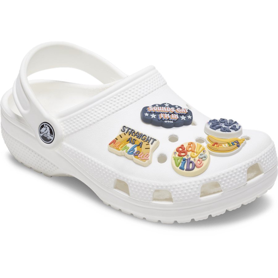 Irreverent Pride 5 Pack Jibbitz™ charms | Crocs Popular