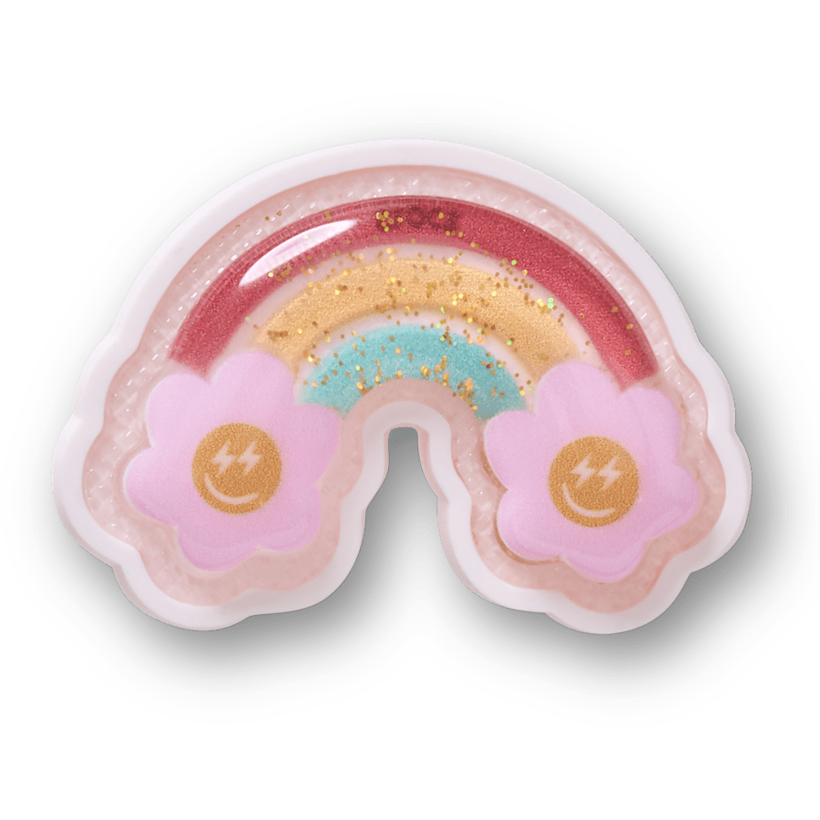 Squish Filled Daisy Rainbow Jibbitz™ charms | Crocs Essential