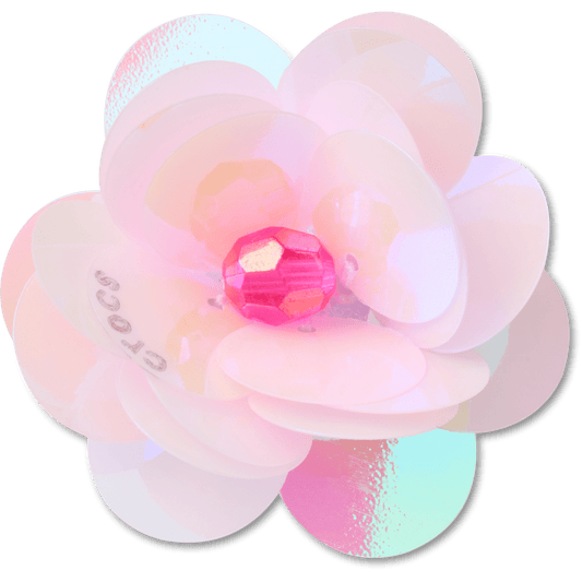 Sequin Pink Flower Jibbitz™ charms | Crocs New