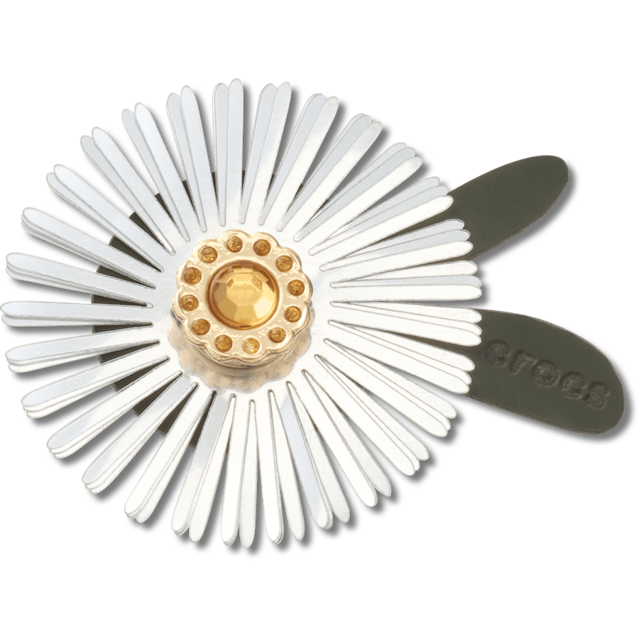 Silver Sequin Flower Jibbitz™ charms | Crocs Popular
