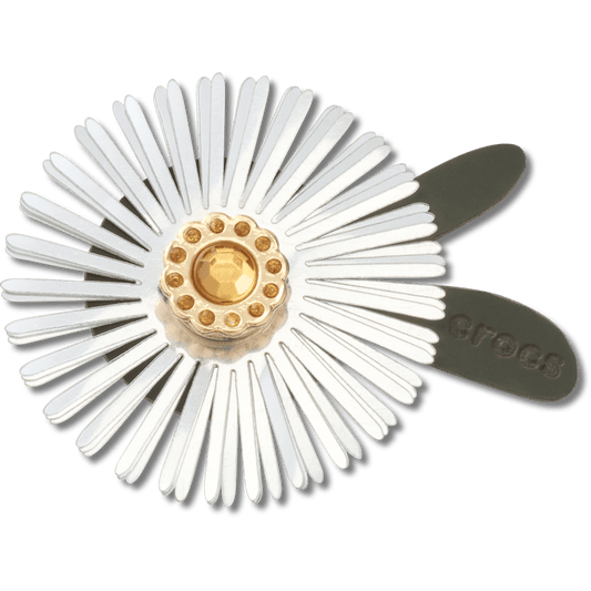 Silver Sequin Flower Jibbitz™ charms | Crocs Popular