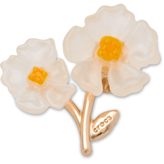 White Floral Blossom Jibbitz™ charms | Crocs Top Pick