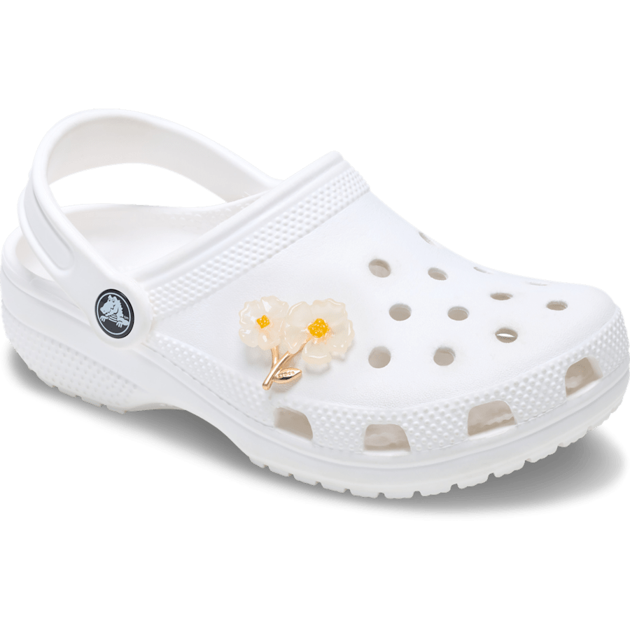 White Floral Blossom Jibbitz™ charms | Crocs Top Pick