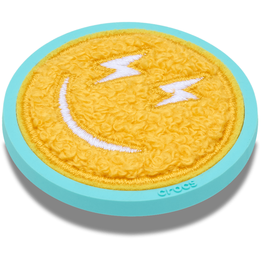 Mega Chenille Happy Face Jibbitz™ charms | Crocs Premium