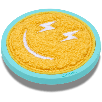 Mega Chenille Happy Face Jibbitz™ charms | Crocs Premium