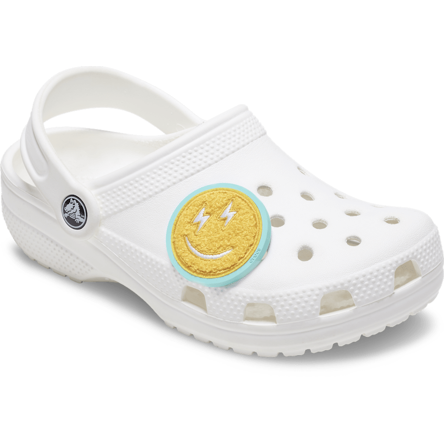 Mega Chenille Happy Face Jibbitz™ charms | Crocs Premium