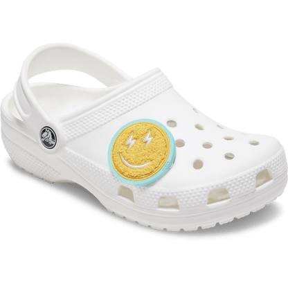 Mega Chenille Happy Face Jibbitz™ charms | Crocs Premium
