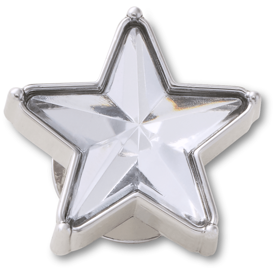 Silver Gem Sparkle Star Jibbitz™ charms | Crocs Best Price