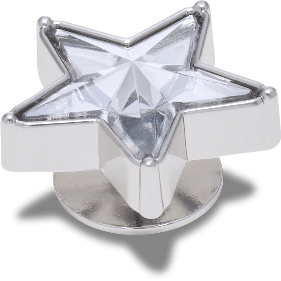 Silver Gem Sparkle Star Jibbitz™ charms | Crocs Best Price