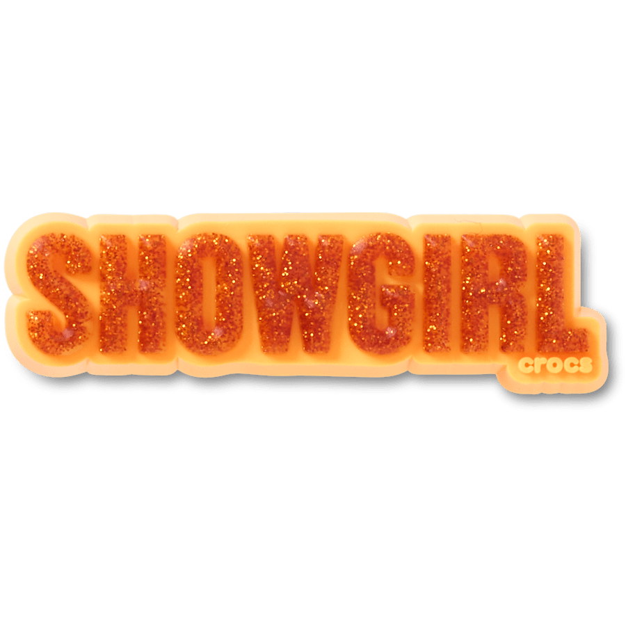 Orange Glitter Sign Jibbitz™ charms | Crocs Everyday