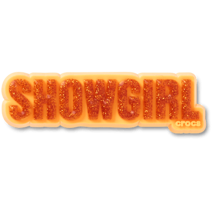 Orange Glitter Sign Jibbitz™ charms | Crocs Everyday