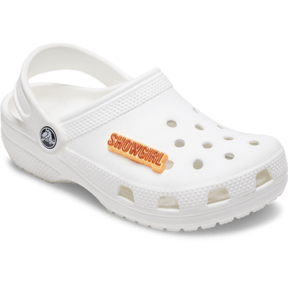 Orange Glitter Sign Jibbitz™ charms | Crocs Everyday