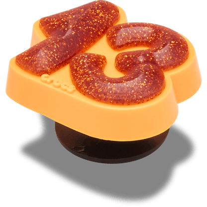 Orange Sparkly Number 13 Jibbitz™ charms | Crocs Best Seller