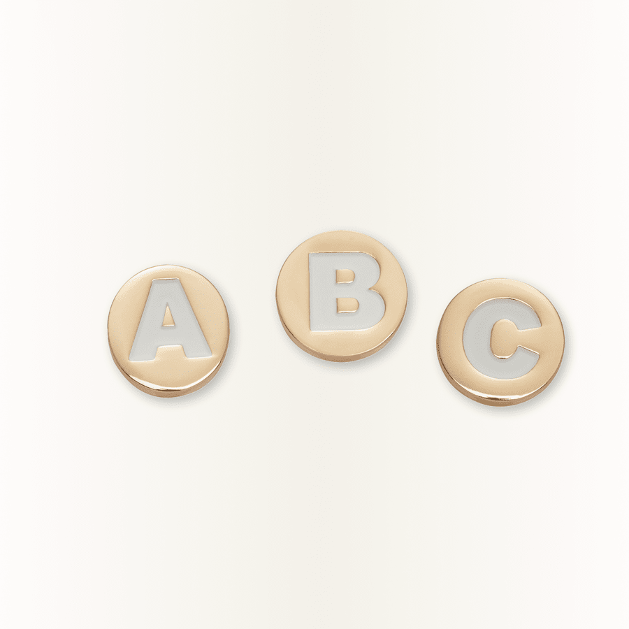 Gold Letter A-Z Jibbitz Shoe Charm | Crocs Best Price