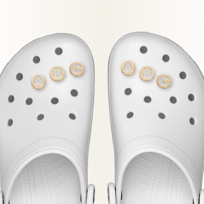 Gold Letter A-Z Jibbitz Shoe Charm | Crocs Best Price