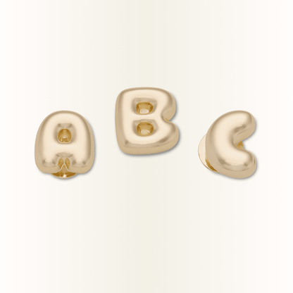 Gold Bubble Letter A-Z Jibbitz™ charms | Crocs Value