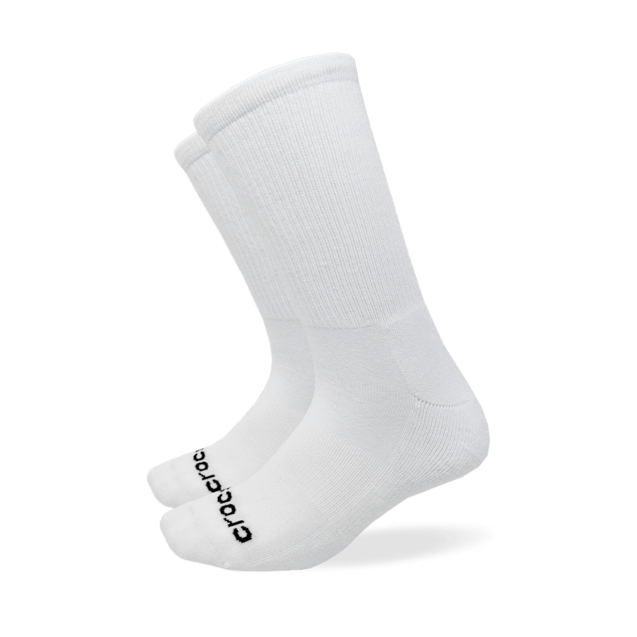CrocsSocks Crew Texture Logo 3PK | Crocs Popular