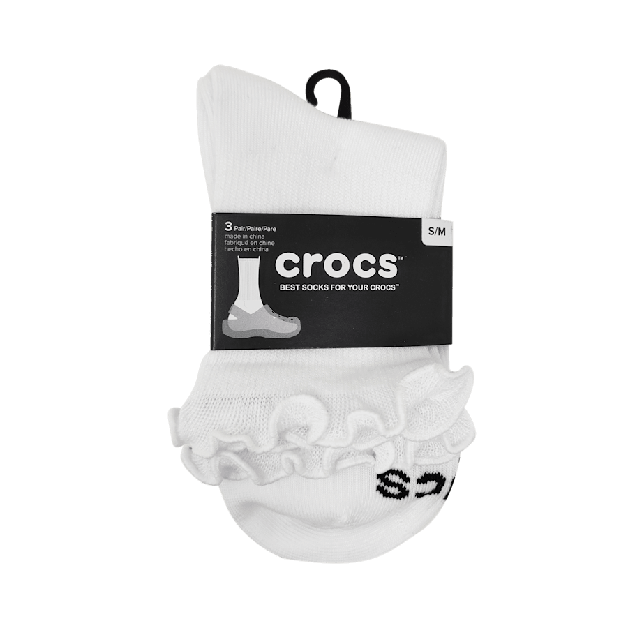 CrocsSocks Ruffle Ankle 3 PK | Crocs Smart Buy