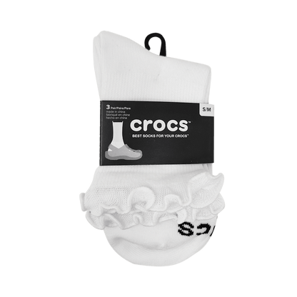CrocsSocks Ruffle Ankle 3 PK | Crocs Smart Buy