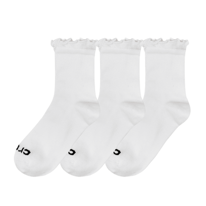 CrocsSocks Ruffle Ankle 3 PK | Crocs Smart Buy