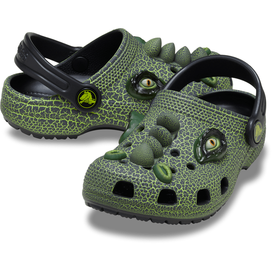 Toddler Classic IAM Scary Dino Clog | Crocs Signature
