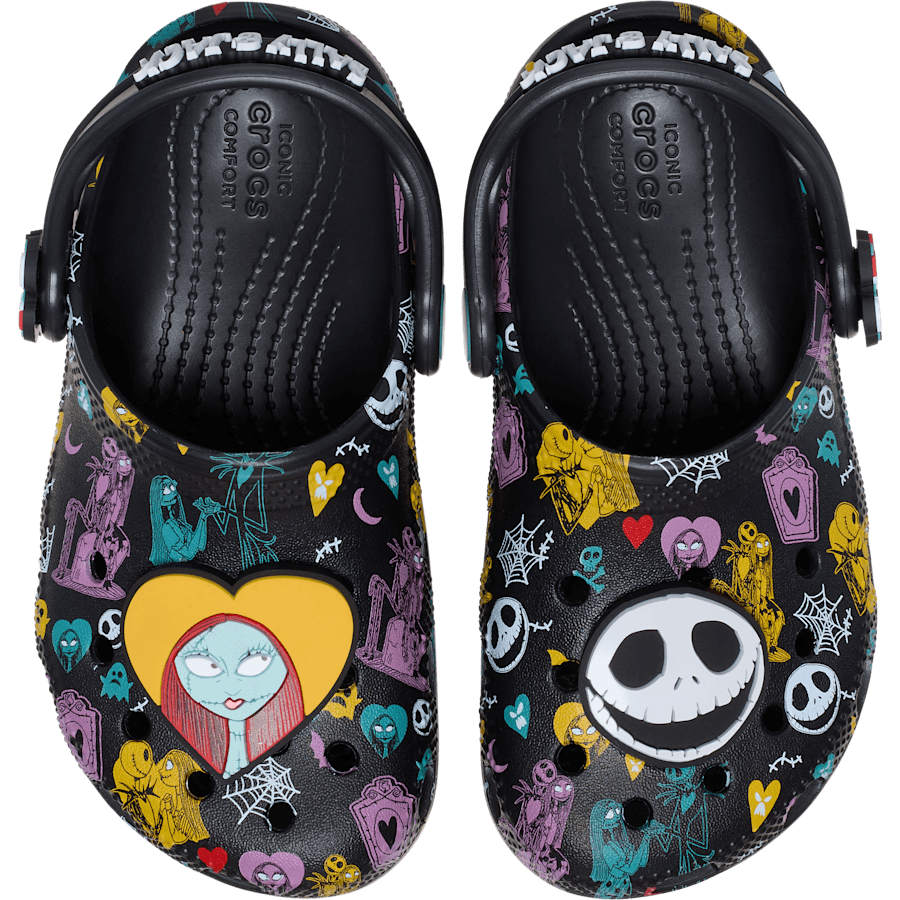 Toddlers’ Disney Tim Burton's The Nightmare Before Christmas Jack and Sally Classic Clog | Crocs Best Seller