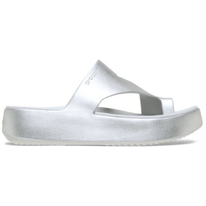 Getaway Metallic Platform Toe Loop | Crocs Top Pick