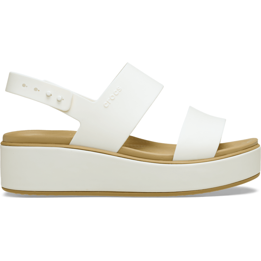 Brooklyn Matte Wrap Low Wedge | Crocs Featured