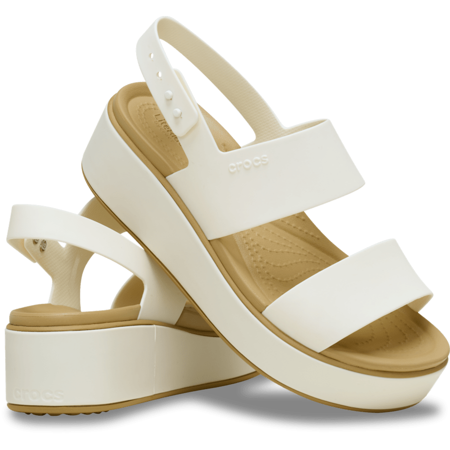 Brooklyn Matte Wrap Low Wedge | Crocs Featured