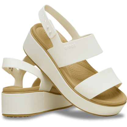 Brooklyn Matte Wrap Low Wedge | Crocs Featured