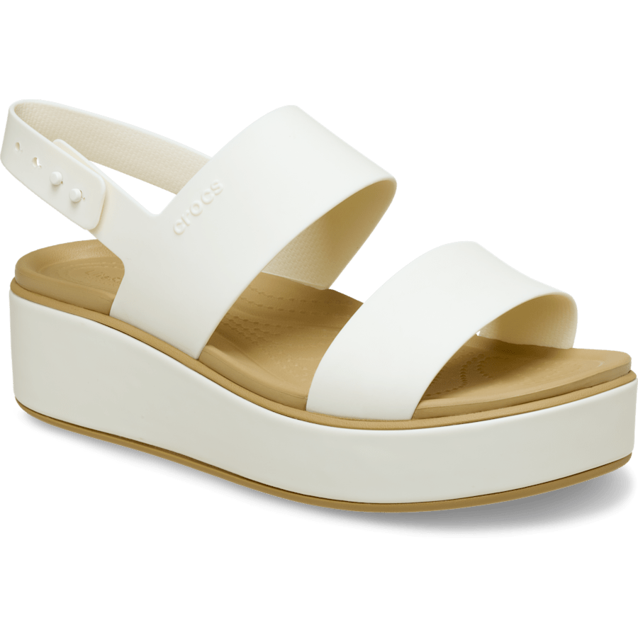 Brooklyn Matte Wrap Low Wedge | Crocs Featured