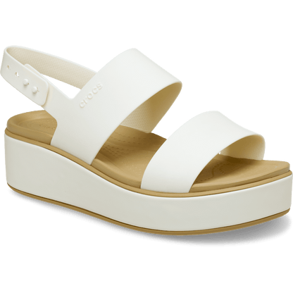 Brooklyn Matte Wrap Low Wedge | Crocs Featured