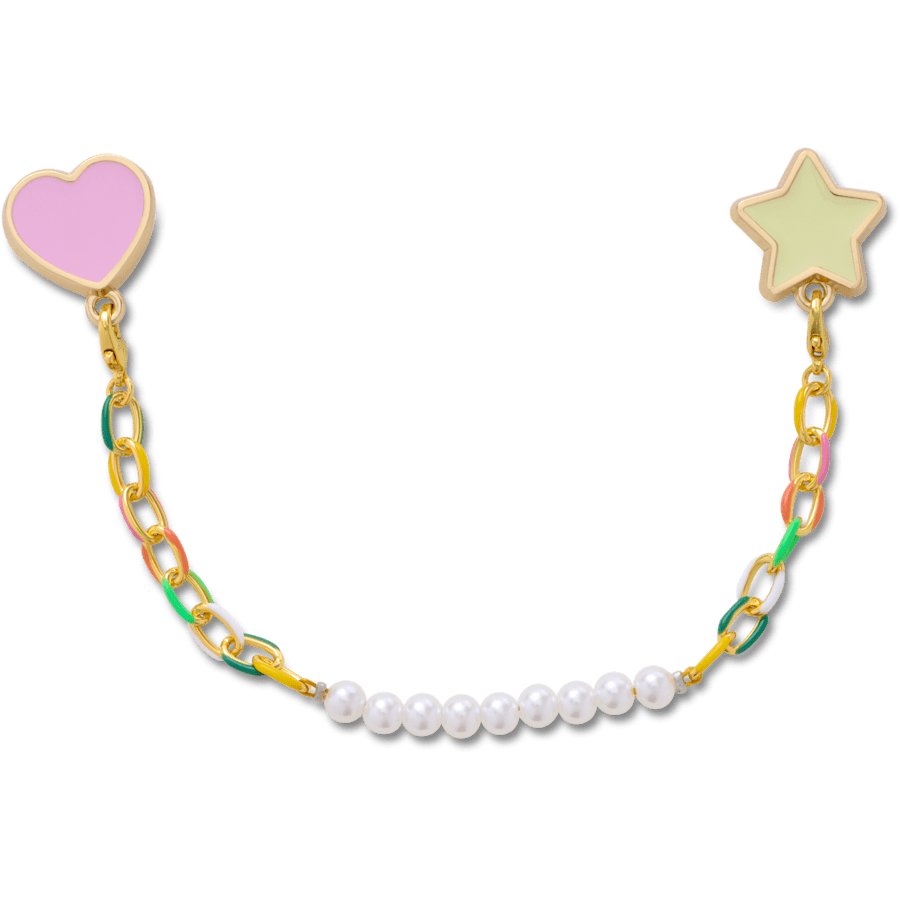Pearl and Rainbow Bag Chain | Crocs Signature