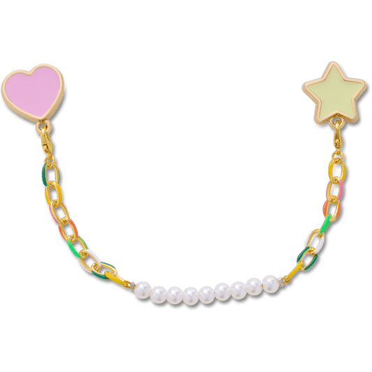 Pearl and Rainbow Bag Chain | Crocs Signature