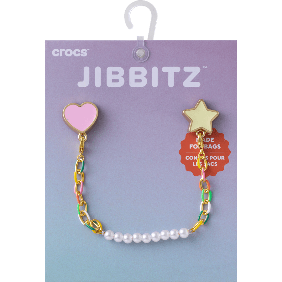 Pearl and Rainbow Bag Chain | Crocs Signature
