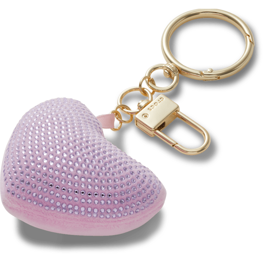 Plush Gem Heart Bag Charm | Crocs Classic
