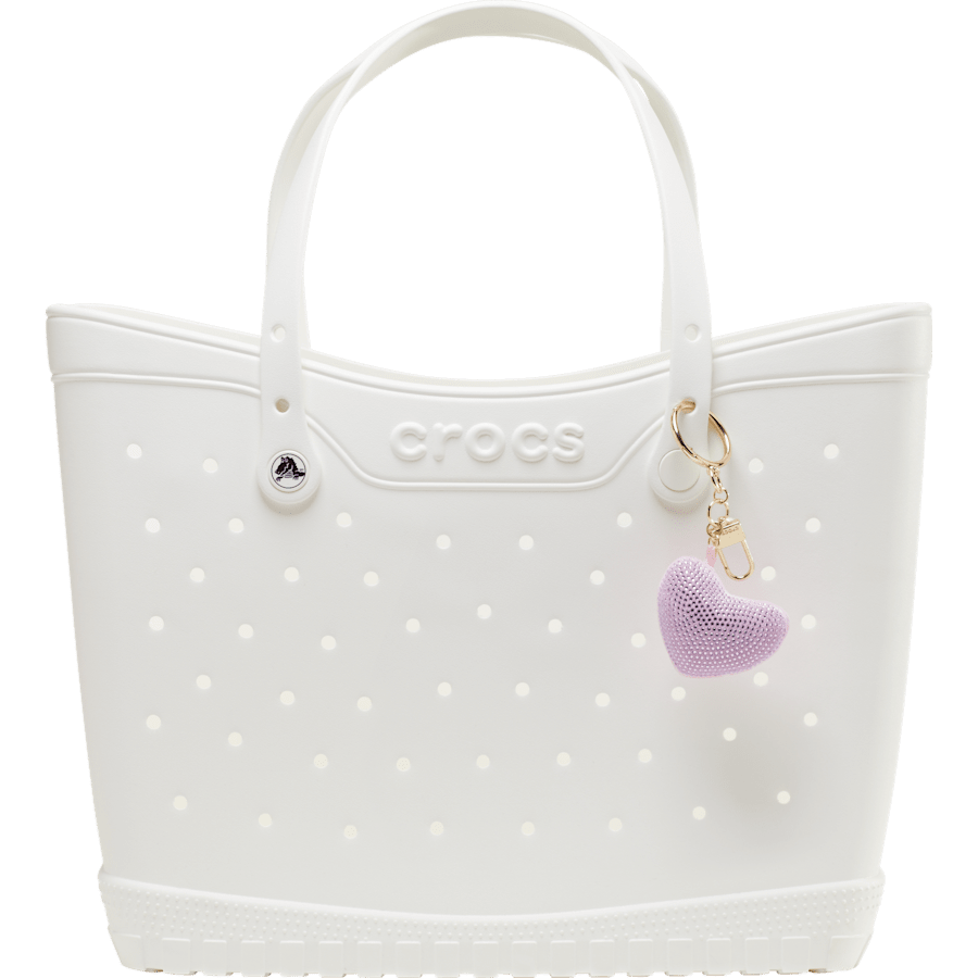 Plush Gem Heart Bag Charm | Crocs Classic