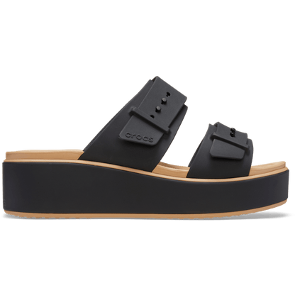 Brooklyn Buckle Matte Wrap Low Wedge | Crocs Recommended