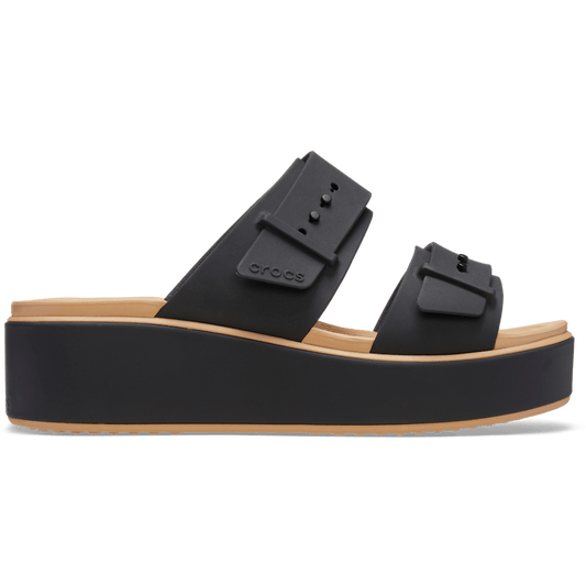 Brooklyn Buckle Matte Wrap Low Wedge | Crocs Recommended